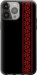 Чехол на iPhone 13 Pro Max Вышиванка 53 2041t-2371 (Красный)