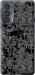 Чехол на Motorola Edge 20 Чёрно-серый стикер бомбинг 2432u-2497 (Серый)