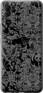 Чохол на Huawei Honor 30 Чорно-сірий стикер бомбинг 2432u-1921 (Сірий)