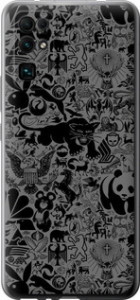 Чохол на Huawei Honor 30 Чорно-сірий стикер бомбинг 2432u-1921 (Сірий)