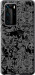 Чехол на Huawei P40 Pro Чёрно-серый стикер бомбинг 2432t-1839 (Серый)