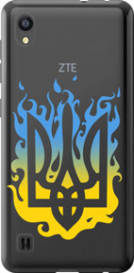 Чехол на ZTE Blade A5 2019 Герб v1 5258u-2109 (Жовтий)
