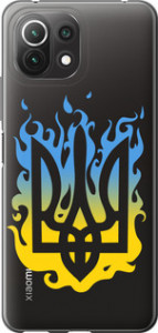 Чохол на Xiaomi Mi 11 Lite Герб v1 5258u-2281 (Жовтий)