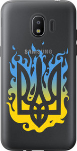 Чехол на Samsung Galaxy J2 2018 Герб v1 5258u-1351 (Желтый)