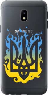 Чехол на Samsung Galaxy J3 (2017) Герб v1 5258t-650 (Желтый)