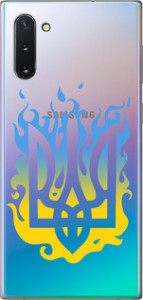 Чохол на Samsung Galaxy Note 10 Герб v1 5258u-1718 (Жовтий)