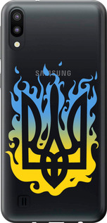 Чехол на Samsung Galaxy M10 Герб v1 5258u-1661 (Жовтий)