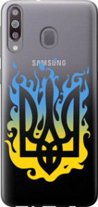Чехол на Samsung Galaxy M30 Герб v1 5258u-1682 (Желтый)