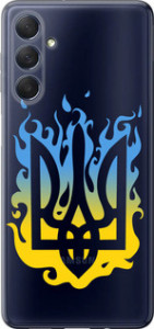 Чохол на Samsung Galaxy M54 Герб v1 5258u-3039 (Жовтий)