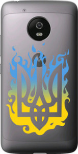 Чохол на Motorola Moto G5 Герб v1 5258u-832 (Жовтий)