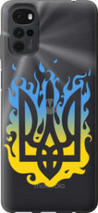 Чехол на Motorola G22 Герб v1 5258u-2681 (Желтый)