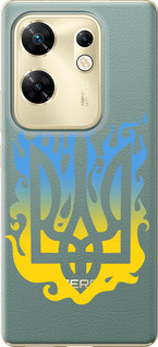 Чехол на Infinix Zero 30 4G Герб v1 5258u-3413 (Желтый)