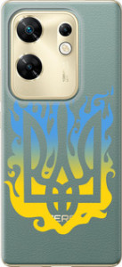 Чехол на Infinix Zero 30 4G Герб v1 5258u-3413 (Жовтий)
