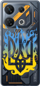 Чехол на Infinix GT 10 pro Герб v1 5258u-3172 (Желтый)