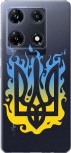 Чехол на Infinix Note 30 Pro Герб v1 5258u-3427 (Жовтий)