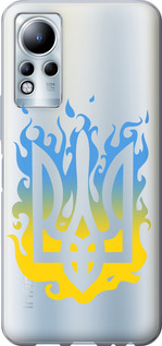 Чехол на Infinix Note 12 Герб v1 5258u-2927 (Желтый)
