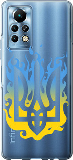 Чехол на Infinix Note 11 Pro Герб v1 5258u-2865 (Жовтий)