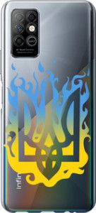 Чохол на Infinix Note 8 Герб v1 5258u-2710 (Жовтий)