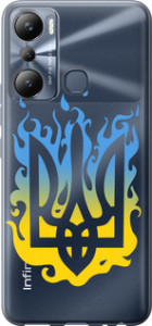 Чехол на Infinix Hot 20i Герб v1 5258u-2964 (Жовтий)