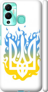 Чехол на Infinix Hot 12 Play Герб v1 5258m-2759 (Желтый)