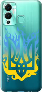 Чехол на Infinix Hot 12 Play Герб v1 5258u-2759 (Желтый)