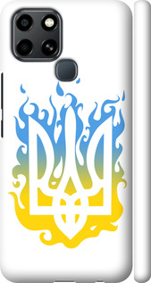 Чехол на Infinix Smart 6 Герб v1 5258m-2758 (Желтый)