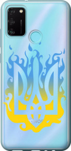 Чохол на Huawei Honor 9A Герб v1 5258u-1900 (Жовтий)