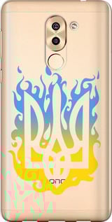 Чохол на Huawei Honor 6X Герб v1 5258u-460 (Жовтий)