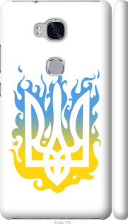 Чохол на Huawei Honor 5X Герб v1 5258m-176 (Жовтий)