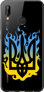 Чохол на Huawei P20 Lite Герб v1 5258t-1410 (Жовтий)