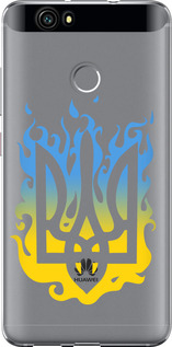 Чехол на Huawei Nova Герб v1 5258u-439 (Желтый)