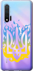 Чехол на Huawei Nova 6 Герб v1 5258u-1821 (Жовтий)