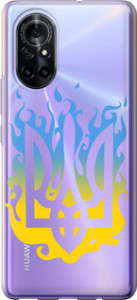 Чохол на Huawei Nova 8 Герб v1 5258u-2245 (Жовтий)