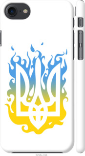 Чехол на iPhone SE 2022 Герб v1 5258c-3737 (Жовтий)