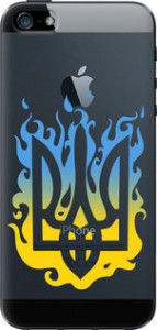 Чехол на iPhone 5 Герб v1 5258t-18 (Желтый) для iPhone 5