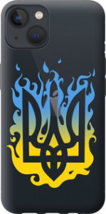 Чохол на iPhone 13 Герб v1 5258u-2374 (Жовтий)