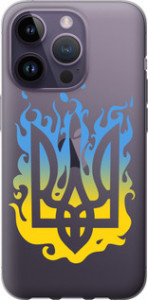 Чехол на iPhone 14 Pro Герб v1 5258u-2646 (Желтый)