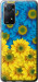 Чехол на Xiaomi Redmi Note 12 Pro Жёлто-голубые цветы 1048u-3019 (Желтый)