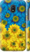 Чохол на Samsung Galaxy J2 2018 Жовто-блакитні квіти 1048m-1351 (Жовтий)