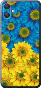 Чохол на Samsung Galaxy A05 Жовто-блакитні квіти 1048u-3355 (Жовтий)