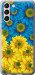 Чохол на Samsung Galaxy S21 Жовто-блакитні квіти 1048u-2114 (Жовтий)