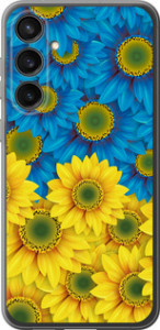 Чохол на Samsung Galaxy S23 FE Жовто-блакитні квіти 1048u-3136 (Жовтий)