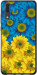 Чехол на Huawei P20 Жёлто-голубые цветы 1048u-1396 (Желтый)