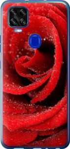 Чехол на ZTE Blade V2020 Красная роза 529u-2529 (Красный)