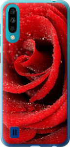 Чехол на ZTE Blade A7 2020 Красная роза 529u-2108 (Красный)