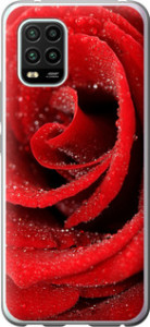 Чехол на Xiaomi Mi 10 Lite Красная роза 529t-1924 (Красный)
