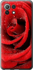 Чохол на Xiaomi Mi 11 Lite Червона троянда 529u-2281 (Червоний)