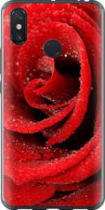 Чехол на Xiaomi Mi Max 3 Красная роза 529t-1534 (Красный)