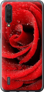 Чехол на Xiaomi Mi CC9 Красная роза 529u-1747 (Красный) для Xiaomi Mi CC9