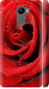 Чехол на Xiaomi Redmi 4 Красная роза 529m-417 (Красный)